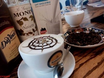 File in ấn File tranh dán tường cà phê nhà hàng CF9260 (bản gốc) chất lượng cao