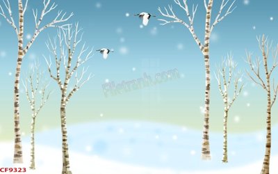 Download file gốc File tranh dán tường cà phê nhà hàng CF9323 (in mica) logo