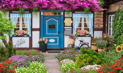 Download file gốc File tranh dán tường cà phê nhà hàng CF9338 (in lụa) tranh 3D