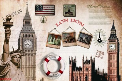 File tranh File tranh dán tường cà phê nhà hàng CF9352 (file gốc) chủ đề phong thủy