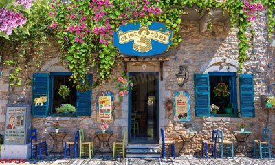 File ảnh File tranh dán tường cà phê nhà hàng CF9416 (gốc) in decal dán tường