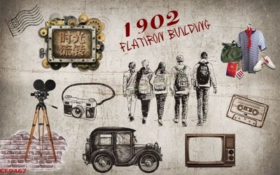 File gốc in ấn File tranh dán tường cà phê nhà hàng CF9467 độ phân giải cao