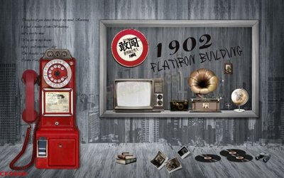 File in trần File tranh dán tường cà phê nhà hàng CF9509 (bản gốc) đại dương