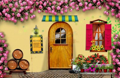 Tải file File tranh dán tường cà phê nhà hàng CF9511 (ảnh gốc) file AI/EPS