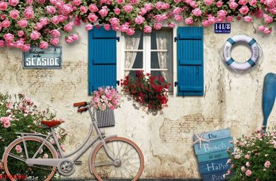 File gốc File tranh dán tường cà phê nhà hàng CF9596 (dành cho trang trí nội thất)