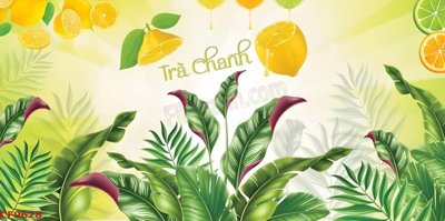 File gốc File tranh dán tường cà phê nhà hàng CF9628 (ảnh chi tiết) để in trần