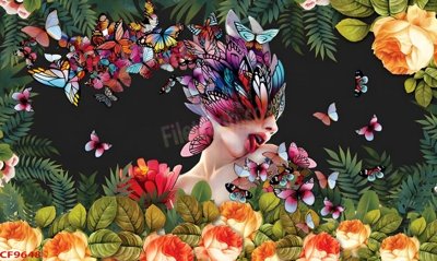 Ảnh mô tả file gốc in mica File tranh dán tường cà phê nhà hàng CF9648