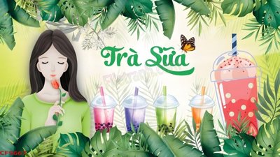 File tranh File tranh dán tường cà phê nhà hàng CF9667 (gốc) phong cách tối giản