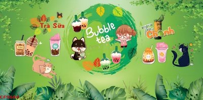 File in trần File tranh dán tường cà phê nhà hàng CF9684 (bản gốc) phong cảnh