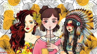 File PSD File tranh dán tường cà phê nhà hàng CF9753 (bản gốc) độ phân giải cao