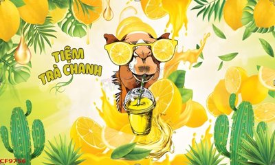 Tải file tranh File tranh dán tường cà phê nhà hàng CF9756 (gốc) tại Filetranh.com