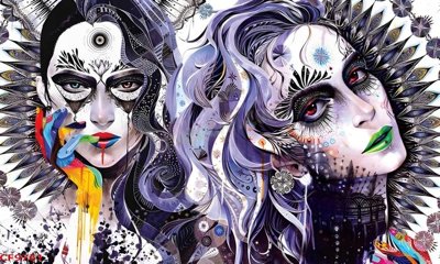 Download file File tranh dán tường cà phê nhà hàng CF9761 (chất lượng in ấn)