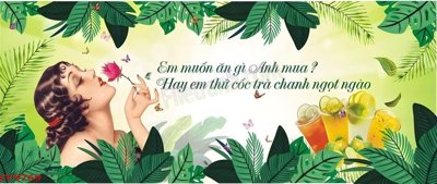 File tranh quảng cáo File tranh dán tường cà phê nhà hàng CF9769 (download file gốc)