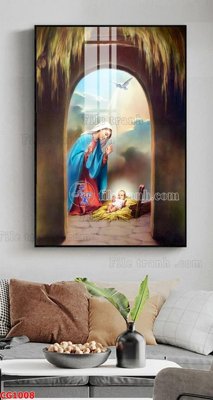 File tranh File gốc tranh công giáo CG1008 (bản gốc) in canvas