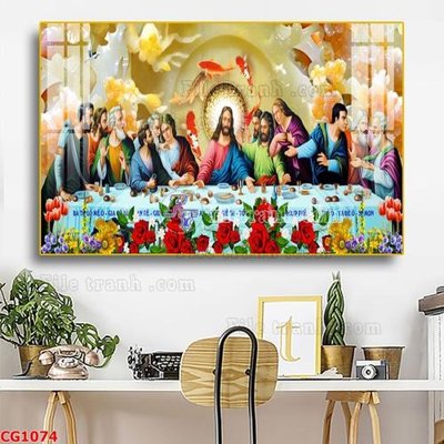 Download file File gốc tranh công giáo CG1074 (gốc) in mica bàn thờ