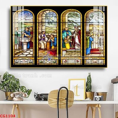 Download file gốc File gốc tranh công giáo CG1104 (in mica) trang trí