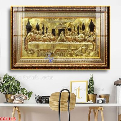 File in mica File gốc tranh công giáo CG1115 (ảnh gốc) đẹp