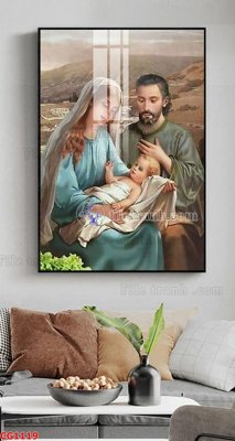 Hình ảnh file gốc File gốc tranh công giáo CG1119 cho in UV