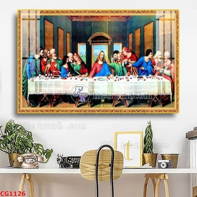 Tải file gốc in lụa File gốc tranh công giáo CG1126 siêu nét