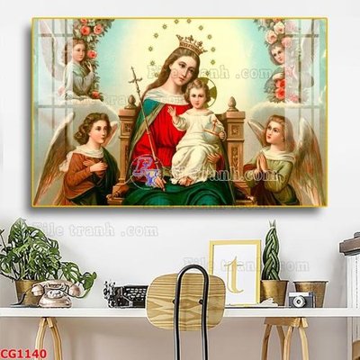 File in mica File gốc tranh công giáo CG1140 (bản gốc) siêu trong