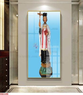 File in lụa File gốc tranh công giáo CG1144 (hoa văn) File gốc tranh công giáo CG1144