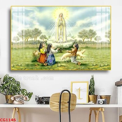 File gốc File gốc tranh công giáo CG1146 (in lụa) hoa văn cổ điển