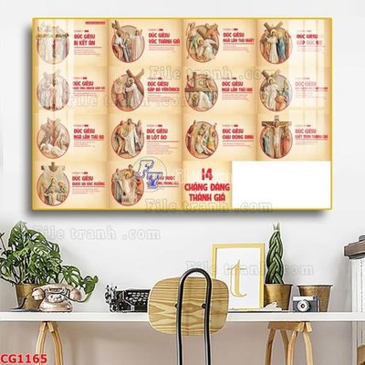 File gốc File gốc tranh công giáo CG1165 (chuẩn màu) cho in offset