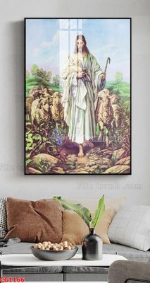 File tranh File gốc tranh công giáo CG1166 (ảnh gốc) in trần xuyên sáng