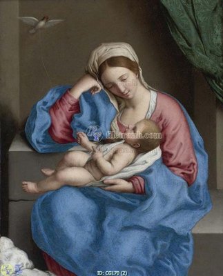 Download file gốc File gốc tranh công giáo CG170 (in mica) logo