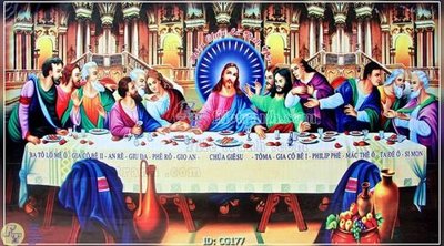 File in mica File gốc tranh công giáo CG177 (bản gốc) siêu trong