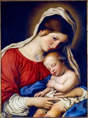 File in mica File gốc tranh công giáo CG267 (bản gốc) làm vách ngăn