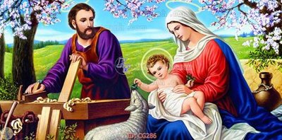 File gốc File gốc tranh công giáo CG286 (in lụa) tranh phong thủy