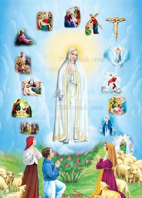 File in ấn File gốc tranh công giáo CG302 (bản gốc) sắc nét