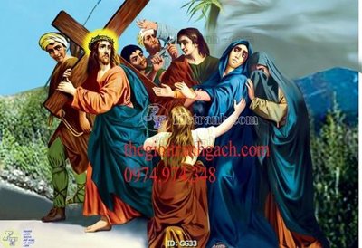 File tranh in tráng gương File gốc tranh công giáo CG33 (siêu nét)