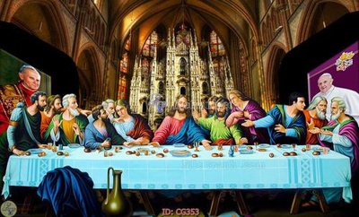 File gốc in ấn File gốc tranh công giáo CG353 chất lượng vượt trội