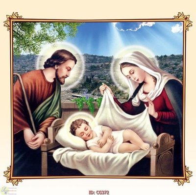 File tranh in trần File gốc tranh công giáo CG372 (ảnh gốc siêu nét)