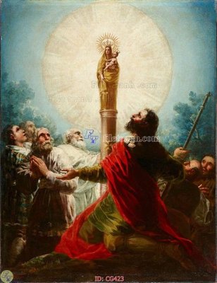 File tranh File gốc tranh công giáo CG423 (ảnh gốc) in trần 3D