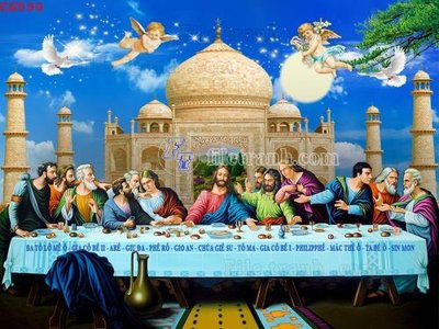 File in ấn chuyên nghiệp File gốc tranh công giáo CG590 (file gốc)