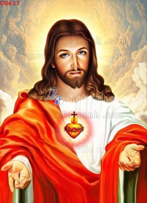 Tải file File gốc tranh công giáo CG617 (ảnh gốc) in tráng gương