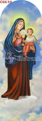 File in mica File gốc tranh công giáo CG630 (bản gốc) siêu trong