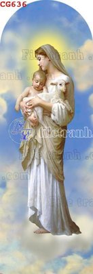 File PSD in ấn File gốc tranh công giáo CG636 (chất lượng cao)