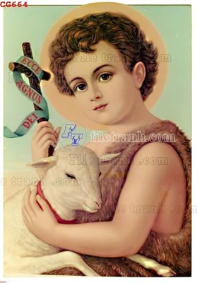File in trần File gốc tranh công giáo CG664 (bản gốc) đại dương