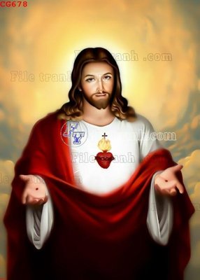 File gốc File gốc tranh công giáo CG678 (trang trí) phòng làm việc