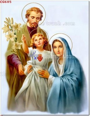 Tải file File gốc tranh công giáo CG685 (gốc) in tranh tráng gương