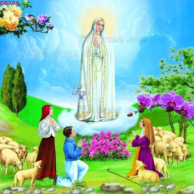 File gốc File gốc tranh công giáo CG709 (in lụa) cao cấp