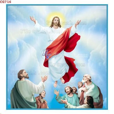 File in trần File gốc tranh công giáo CG716 (bản gốc 3D) sống động