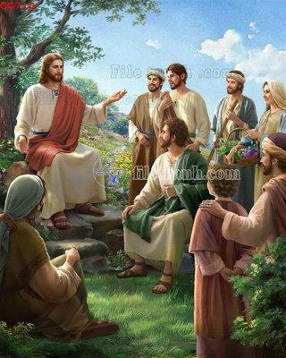 Ảnh gốc File gốc tranh công giáo CG718 (siêu chi tiết) để in ấn