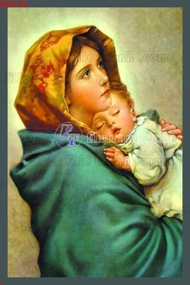 File gốc File gốc tranh công giáo CG755 (in lụa) chi tiết cao