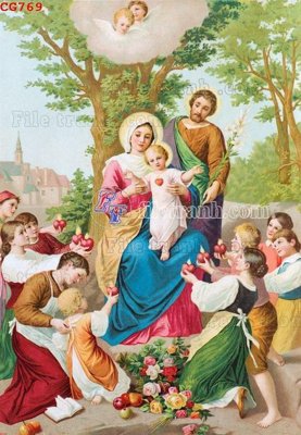 Tệp tin gốc File gốc tranh công giáo CG769 (dùng cho in ấn) chuyên nghiệp