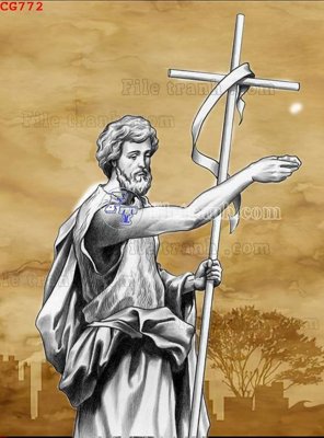 File gốc File gốc tranh công giáo CG772 (cho in 3D) độc đáo